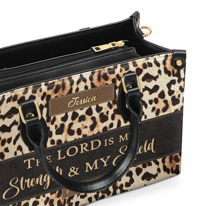 Faith Quote - Personalized Leather Handbag - Gift for Women GMJSLB200046