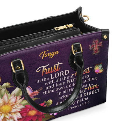 Trust In The Lord - Leather Handbag GMJSLB200084