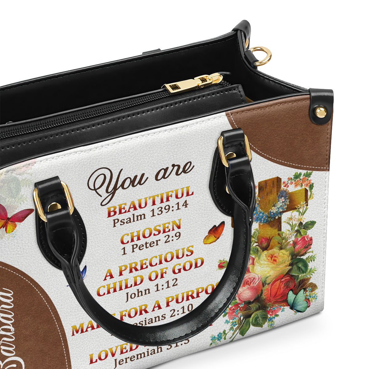 Child Of God - Personalized Leather Handbag GMJSLB200080