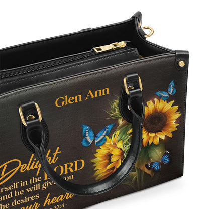 Faith-Inspired - Personalized Leather Handbag GMJSLB200103