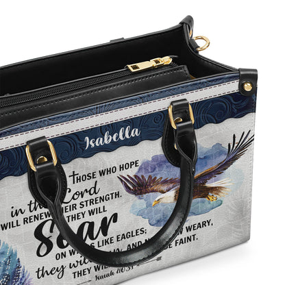 Hope In The Lord - Personalized Leather Handbag GMJSLB200109