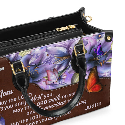 May The Lord Bless You - Personalized Leather Handbag GMJSLB200095