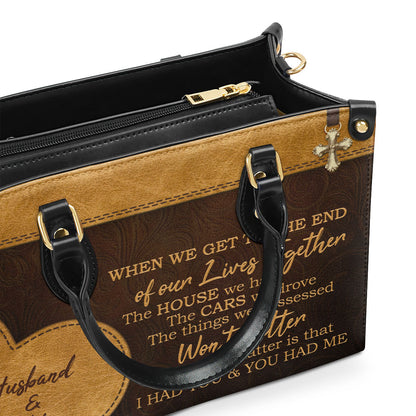 Faith-Inspired - Personalized Leather Handbag GMJSLB200083