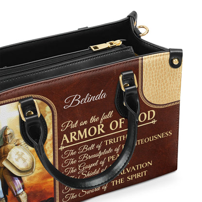 Faith Quote - Personalized Leather Handbag GMJSLB200091