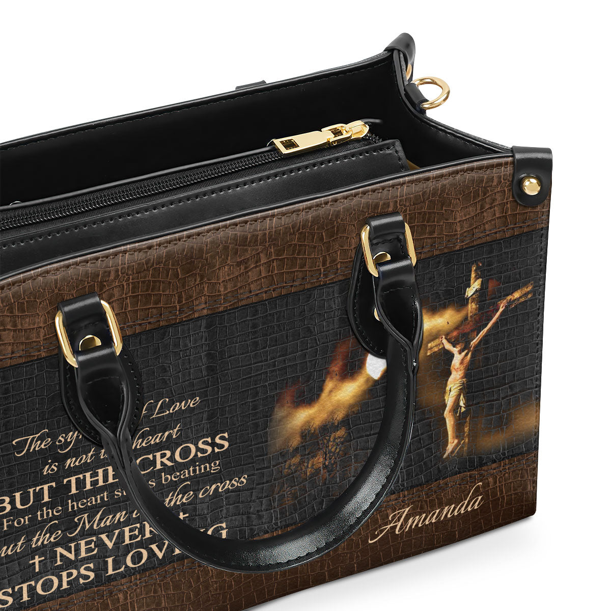 Christian Inspiration - Personalized Leather Handbag GMJSLB200095