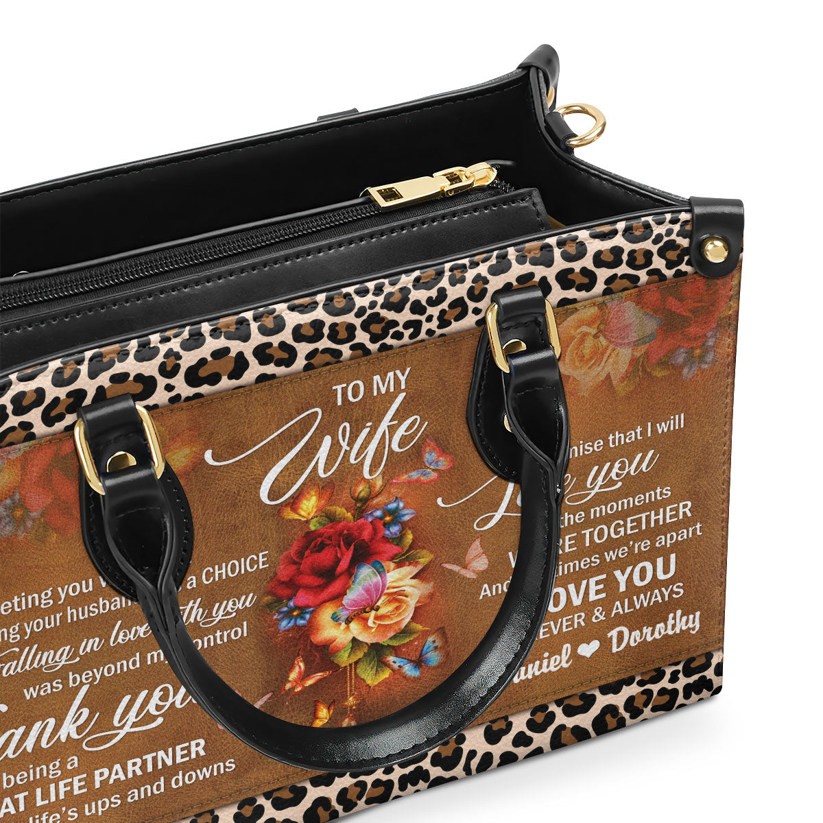 Fate - Personalized Leather Handbag for Her GMJSLB200090
