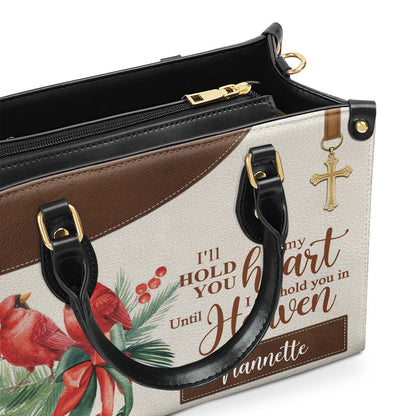 Christian Quote - Personalized Leather Handbag GMJSLB200080