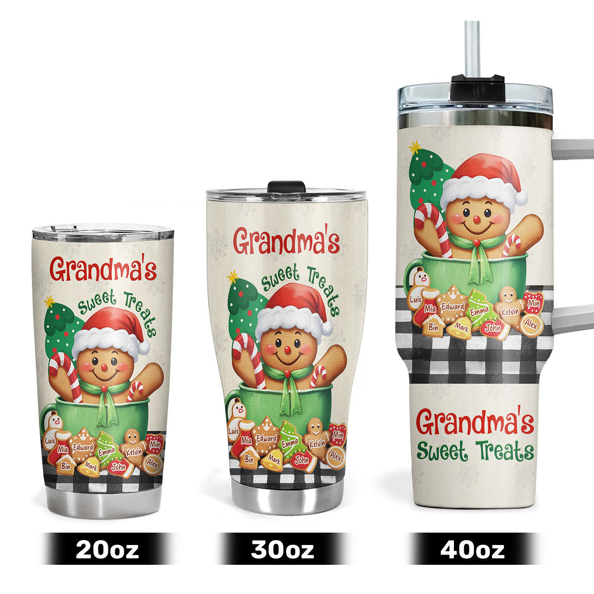Bible Verse Gift for Grandma - Personalized Stainless Steel Tumbler