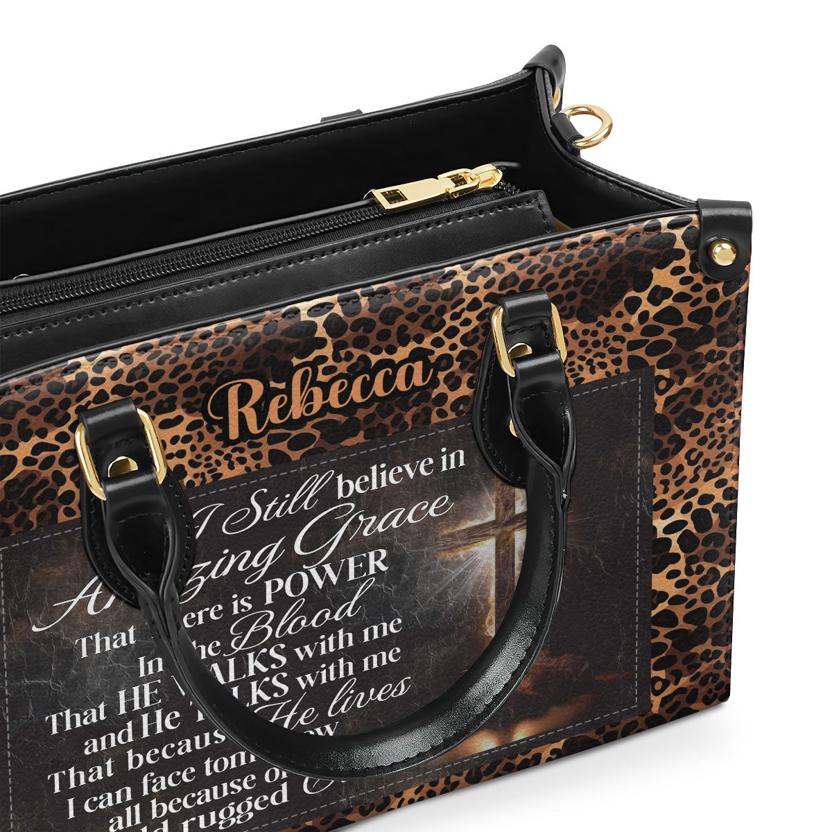 Faith-Inspired - Personalized Leather Handbag GMJSLB200020
