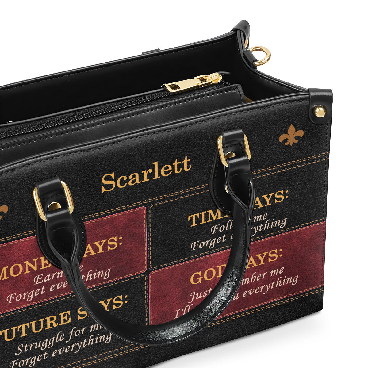 God Says - Personalized Leather Handbag - Gift for Women GMJSLB200014