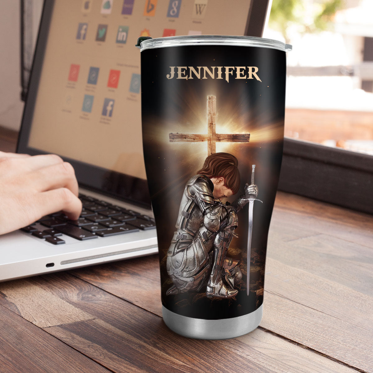 Daughter Of The King - Personalized Stainless Steel Tumbler