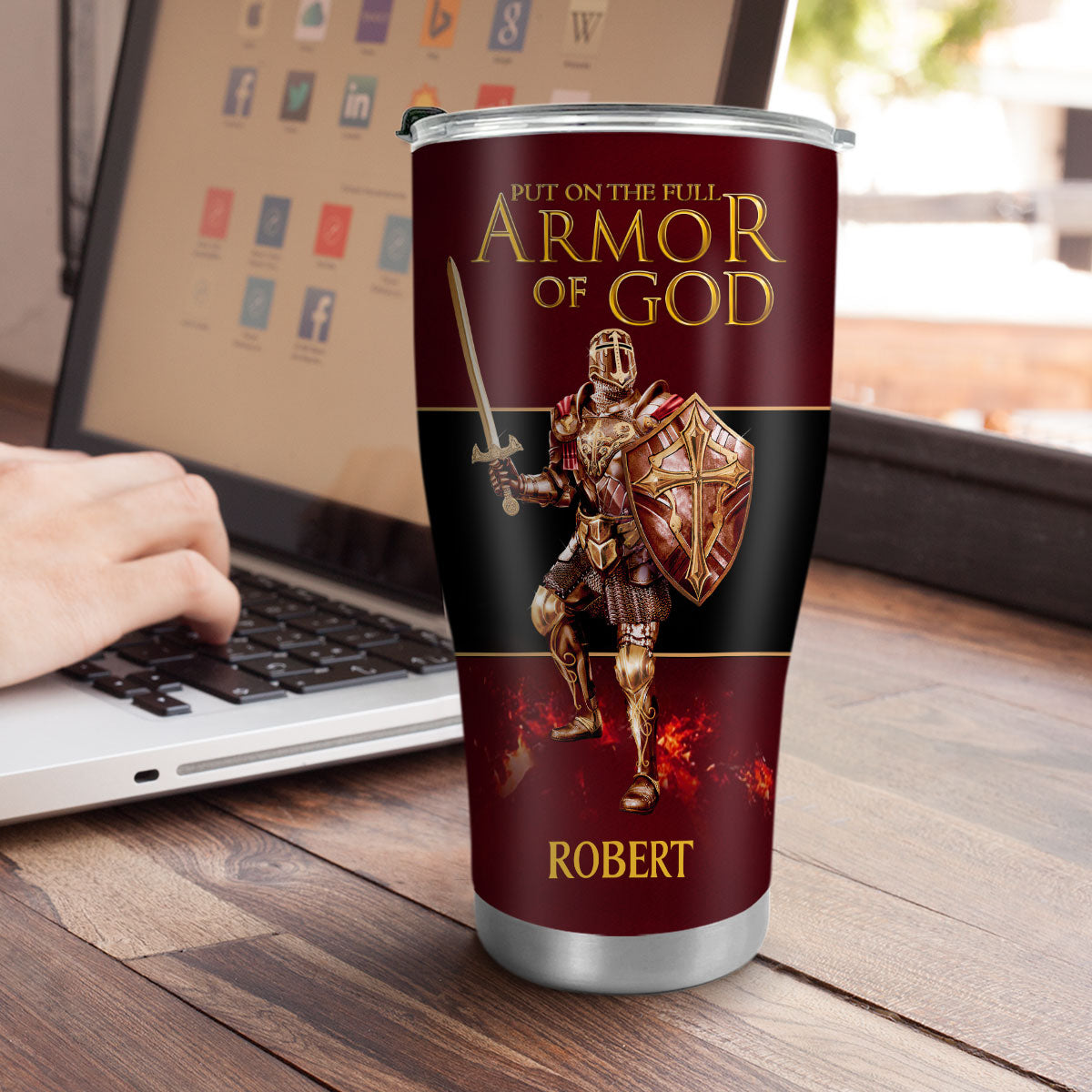 Gospel of Peace - Personalized Stainless Steel Tumbler