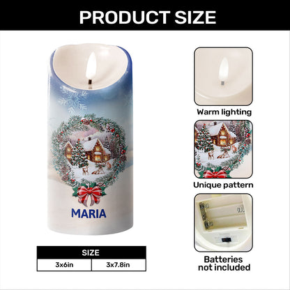 Be Still And Know That I'm God - Personalized Flameless LED Candle