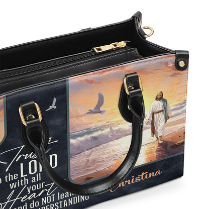 Trust in the Lord - Personalized Leather Handbag GMJSLB200016