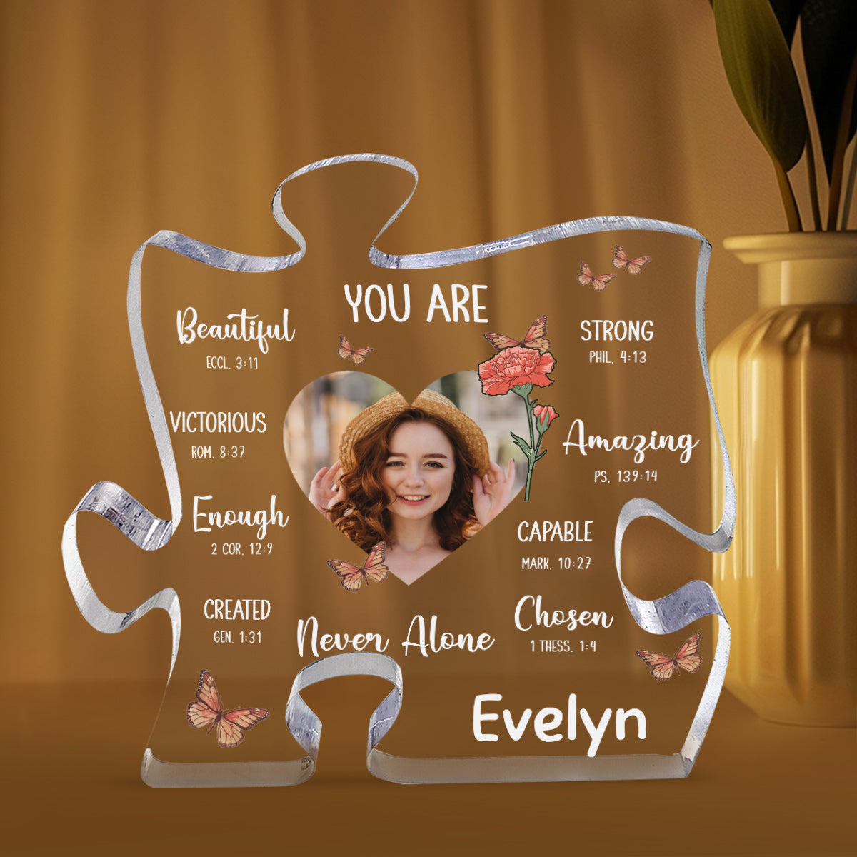 You Are Beautiful You Are Amazing - Personalized Acrylic Plaque GAPJS10293