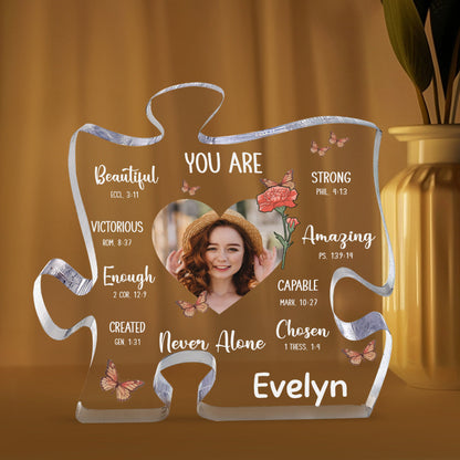 You Are Beautiful You Are Amazing - Personalized Acrylic Plaque GAPJS10293
