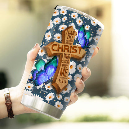 Philippians 4:13 - Stainless Steel Tumbler for Her