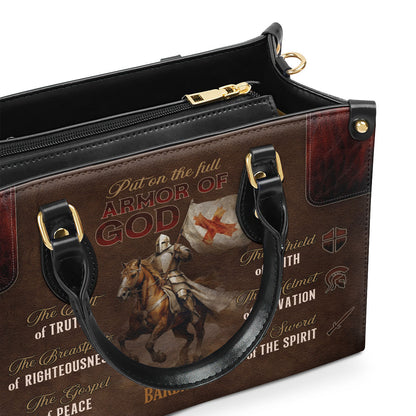 Faithful Christian - Personalized Leather Handbag GMJSLB200023