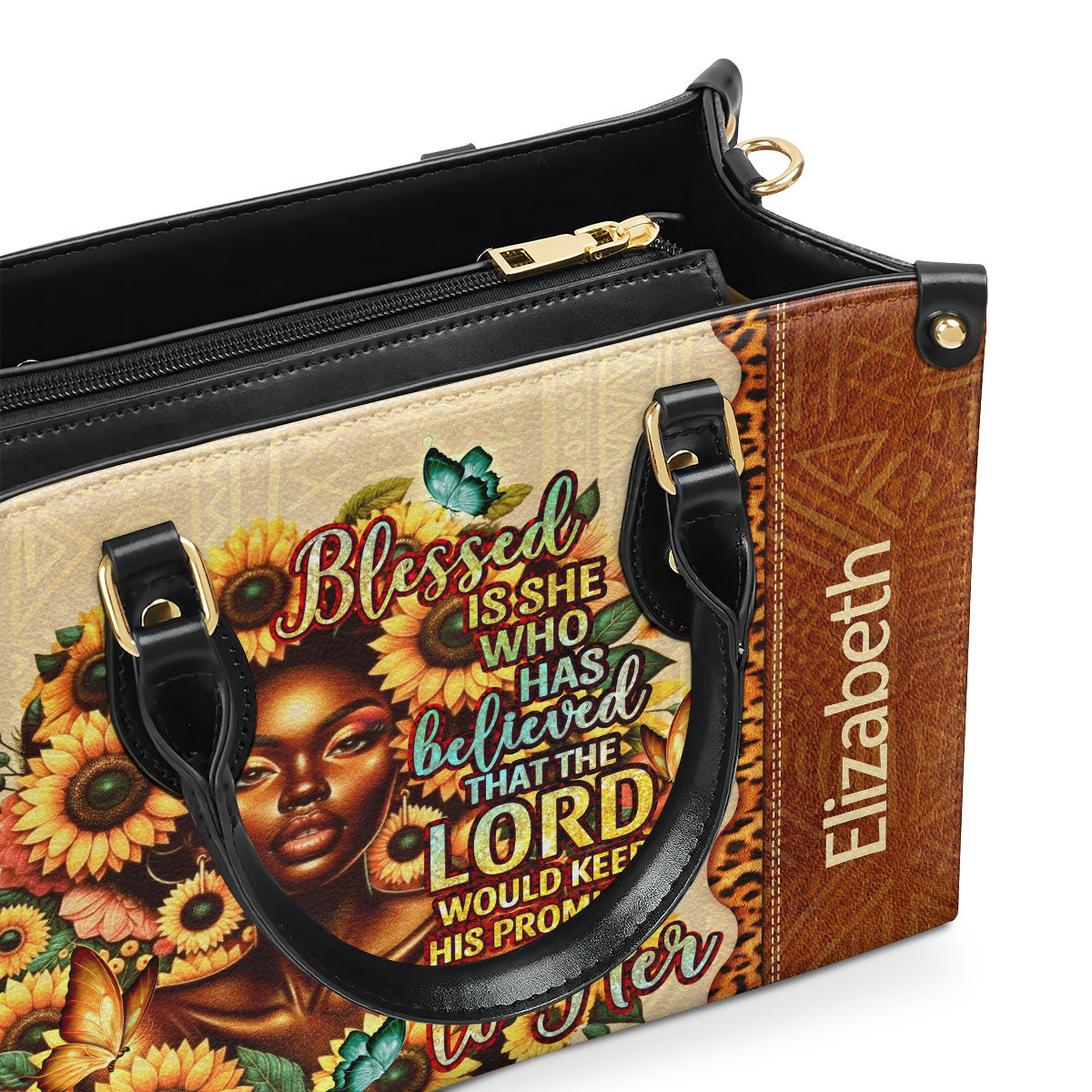 Faith-Inspired - Personalized Leather Handbag GMJSLB200009