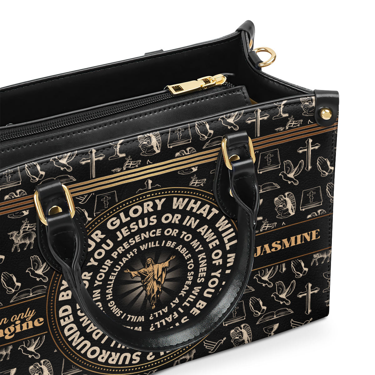 Faith-Inspired - Personalized Leather Handbag GMJSLB200099