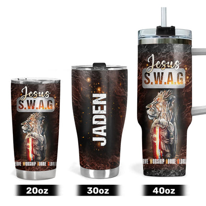 Faith Quote - Personalized Stainless Steel Tumbler 20oz