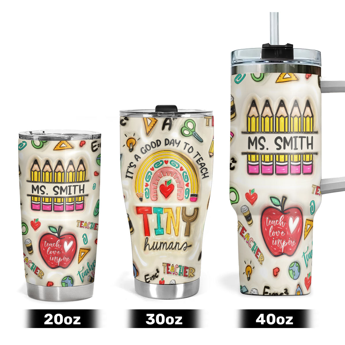 It's A Good Day To Teach - Personalized Stainless Steel Tumbler