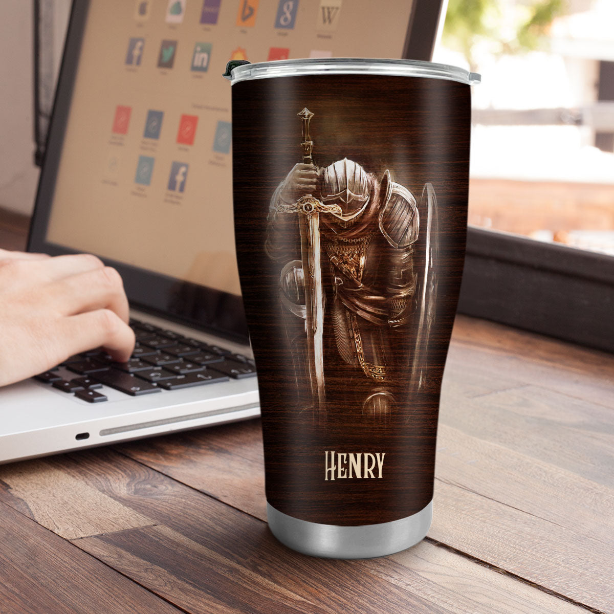 Faith Quote - Personalized Stainless Steel Tumbler