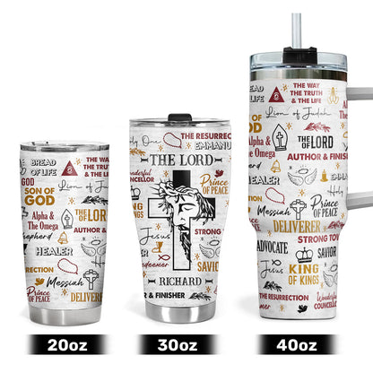 Jesus The Lord Of Lords - Personalized Tumbler - Faithful Drinkware
