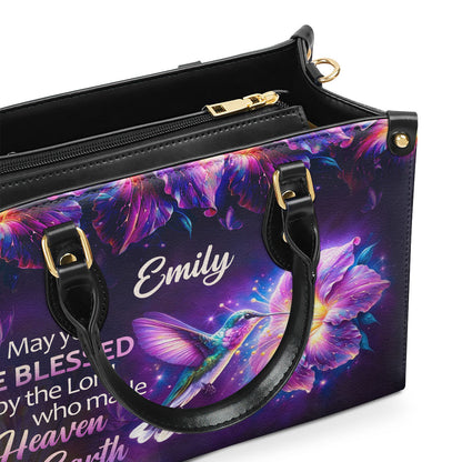 Be Blessed - Personalized Leather Handbag GMJSLB200025