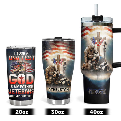 Veteran Gift - Personalized Stainless Steel Tumbler