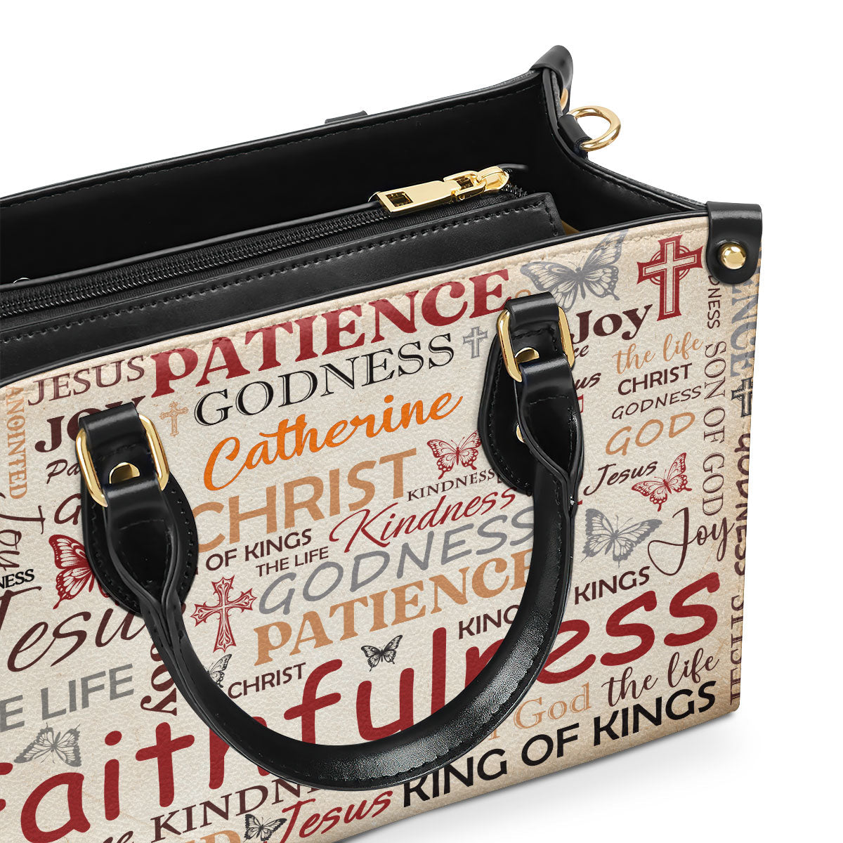 Faith Inspiration - Personalized Leather Handbag for Women GMJSLB200023