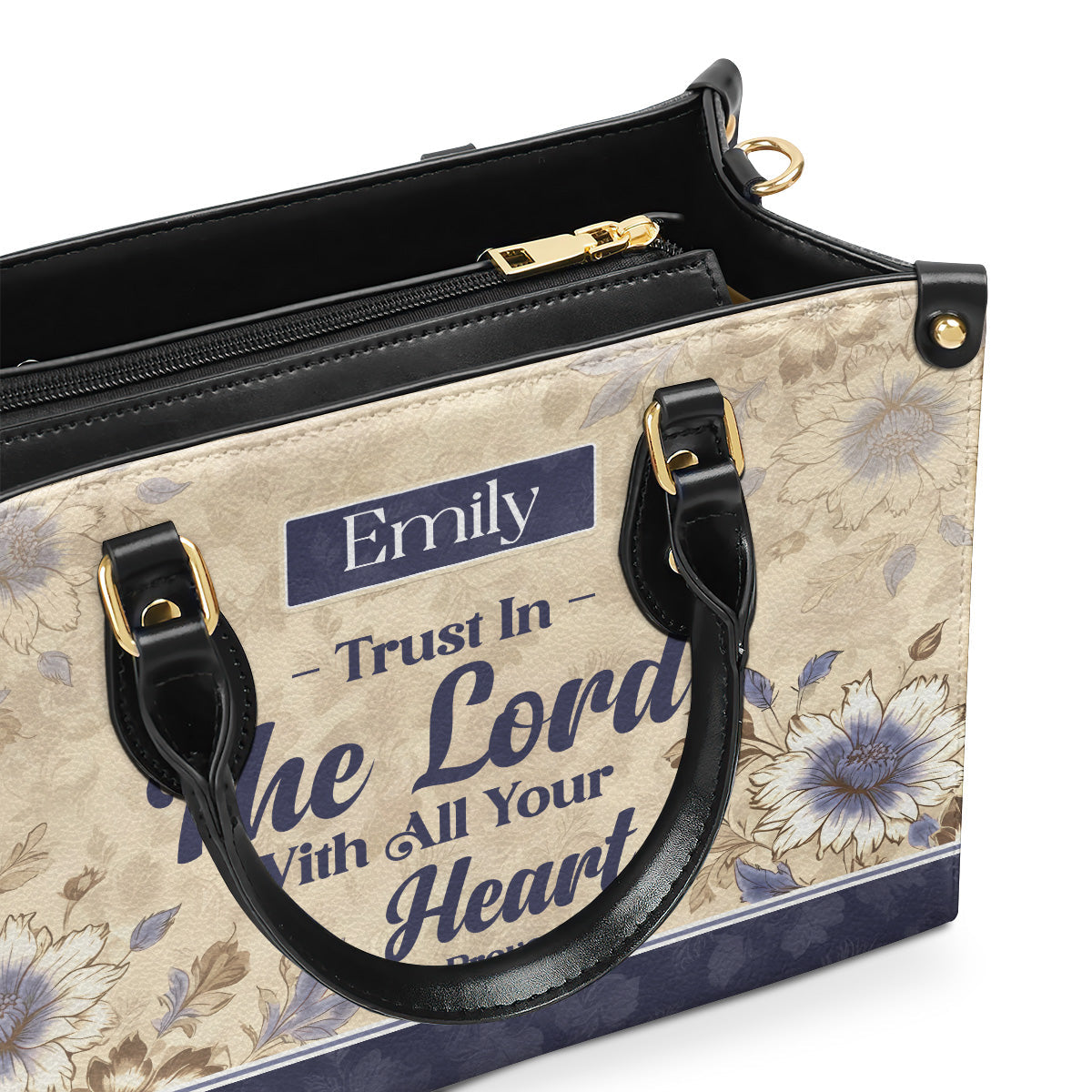 Trust In The Lord - Personalized Leather Handbag - Gift for Women GMJSLB200079