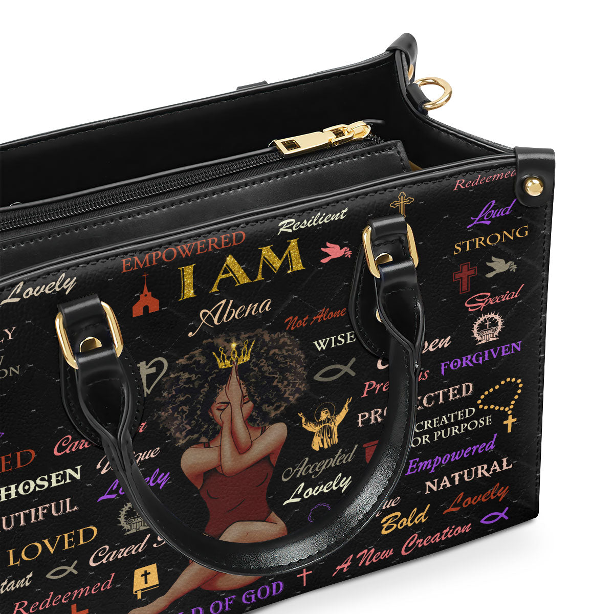 Child Of God - Personalized Leather Handbag - Gift for Women GMJSLB200033