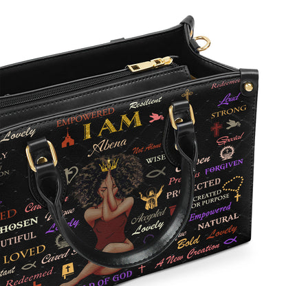 Child Of God - Personalized Leather Handbag - Gift for Women GMJSLB200033