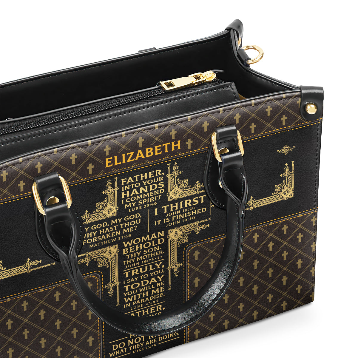 Faith-Inspired - Personalized Leather Handbag GMJSLB200001