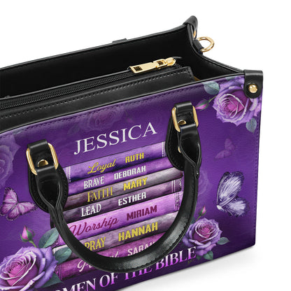 Women of Bible - Personalized Leather Handbag GMJSLB200097