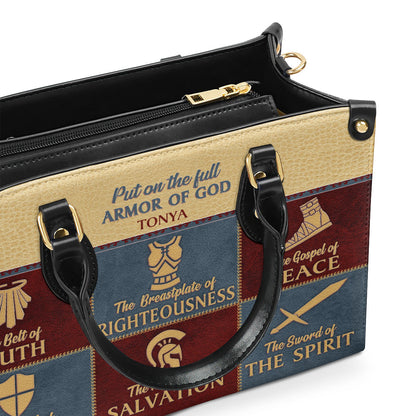 The Belt Of Truth - Personalized Leather Handbag GMJSLB200088