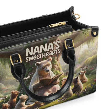 Faith-Based Gift for Grandma - Personalized Leather Handbag GMJSLB200029