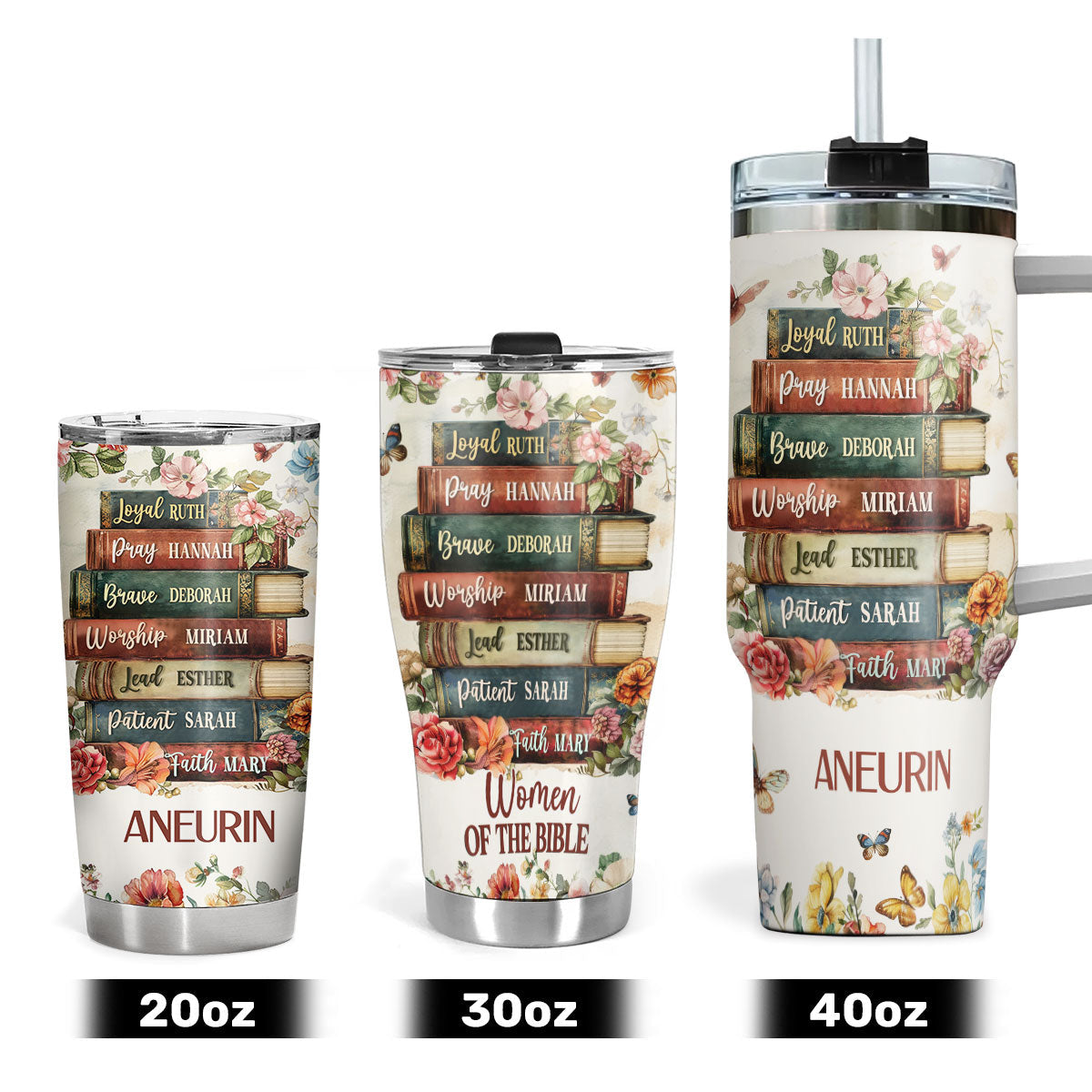 Women Of The Bible - Personalized Stainless Steel Tumbler