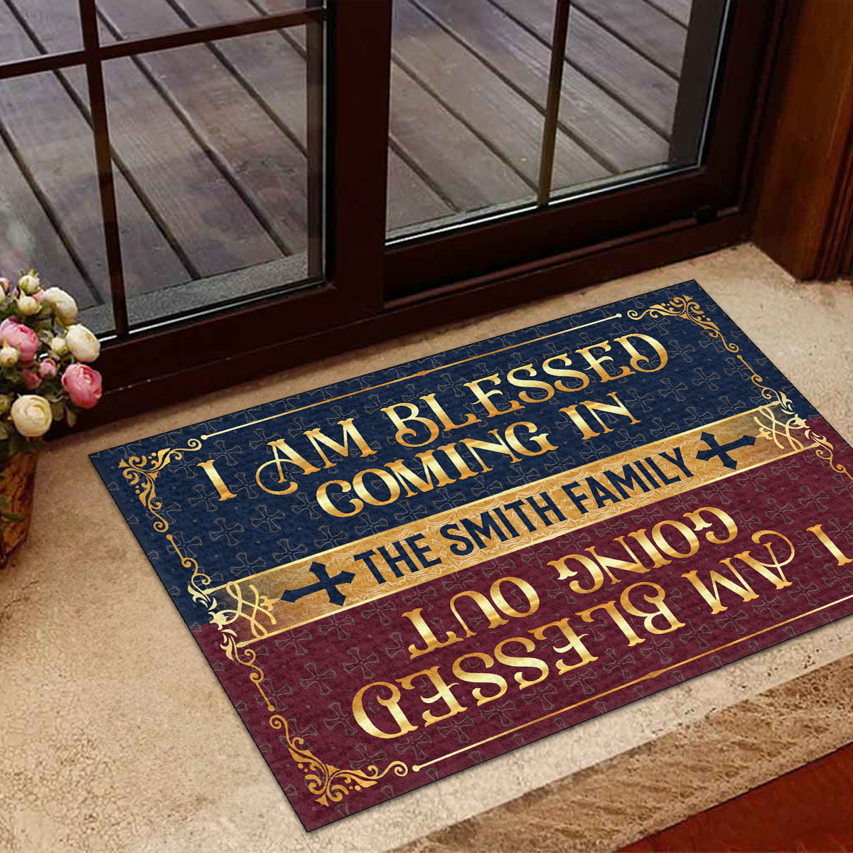 Blessed Coming In - Personalized Doormat