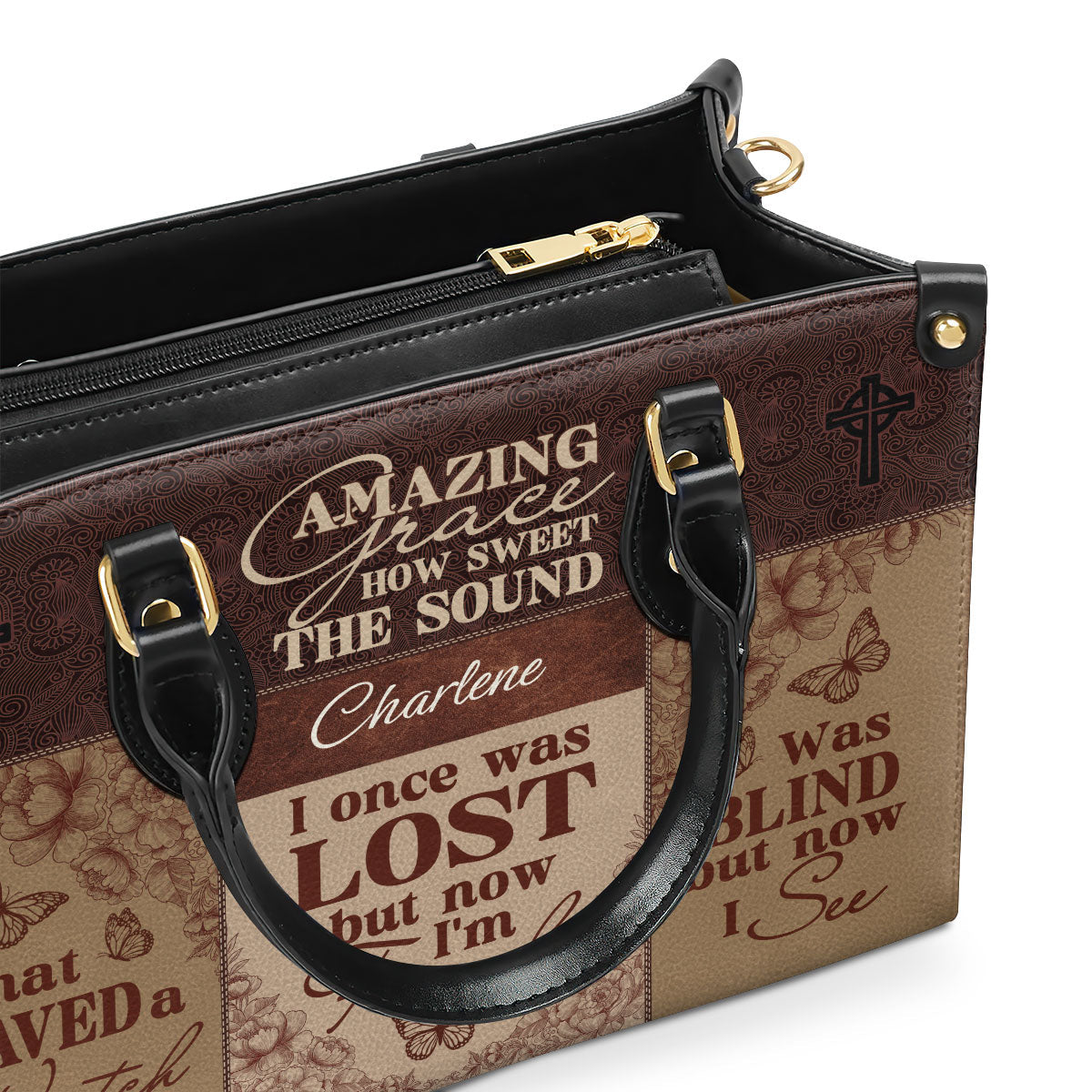 Faith-Inspired - Personalized Leather Handbag GMJSLB200026