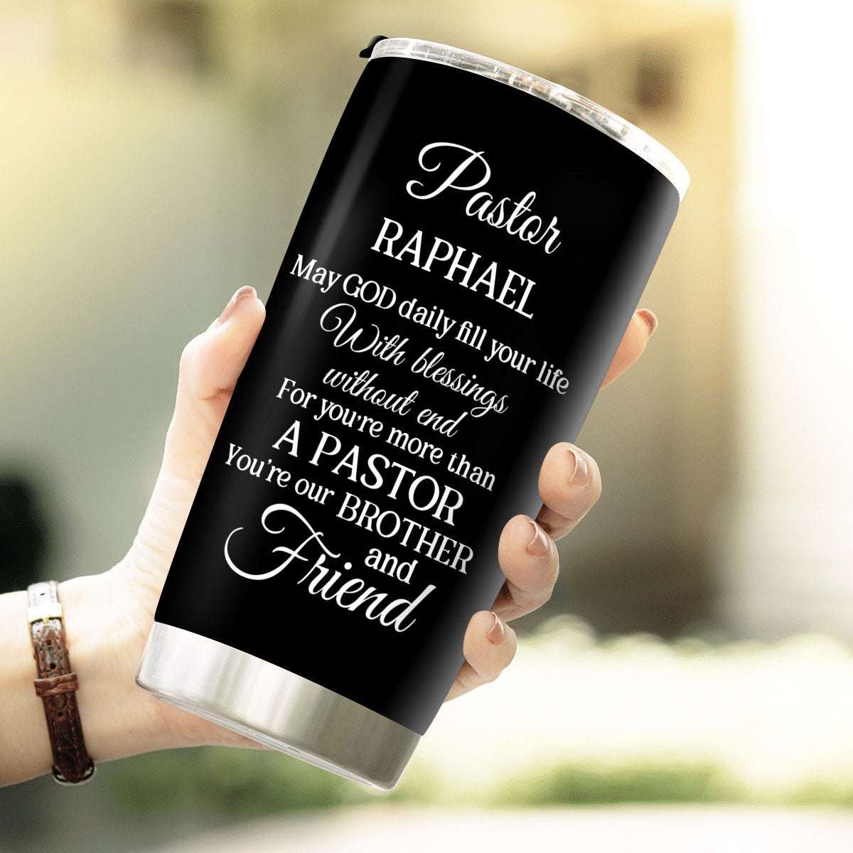 Brother and Friend - Inspirational Stainless Steel Tumbler
