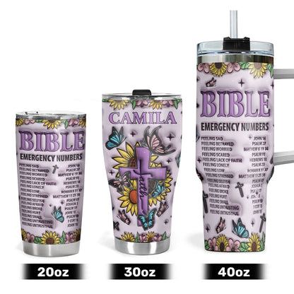 Faith-Inspired - Personalized Stainless Steel Tumbler