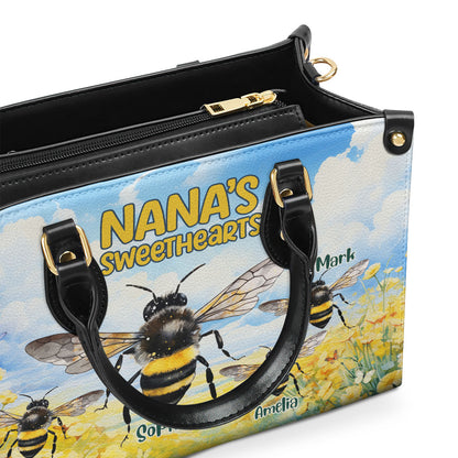 Faith-Inspired Gift for Grandma - Personalized Leather Handbag GMJSLB200030