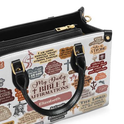 Faith-Inspired - Personalized Leather Handbag for Women GMJSLB200027