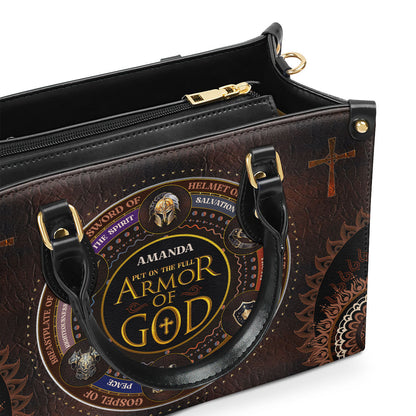 Armor Of God - Personalized Leather Handbag for Women GMJSLB200008