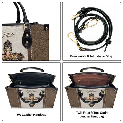 Faith-Inspired - Leather Handbag with Custom Name GMJSLB200093