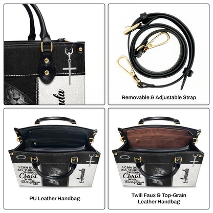 Faith-Inspired - Personalized Leather Handbag for Women GMJSLB200108
