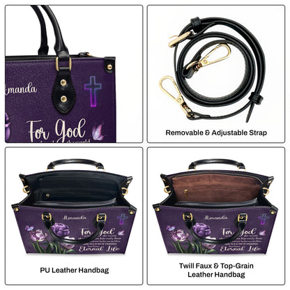 Faith-Inspired - Personalized Leather Handbag GMJSLB200097