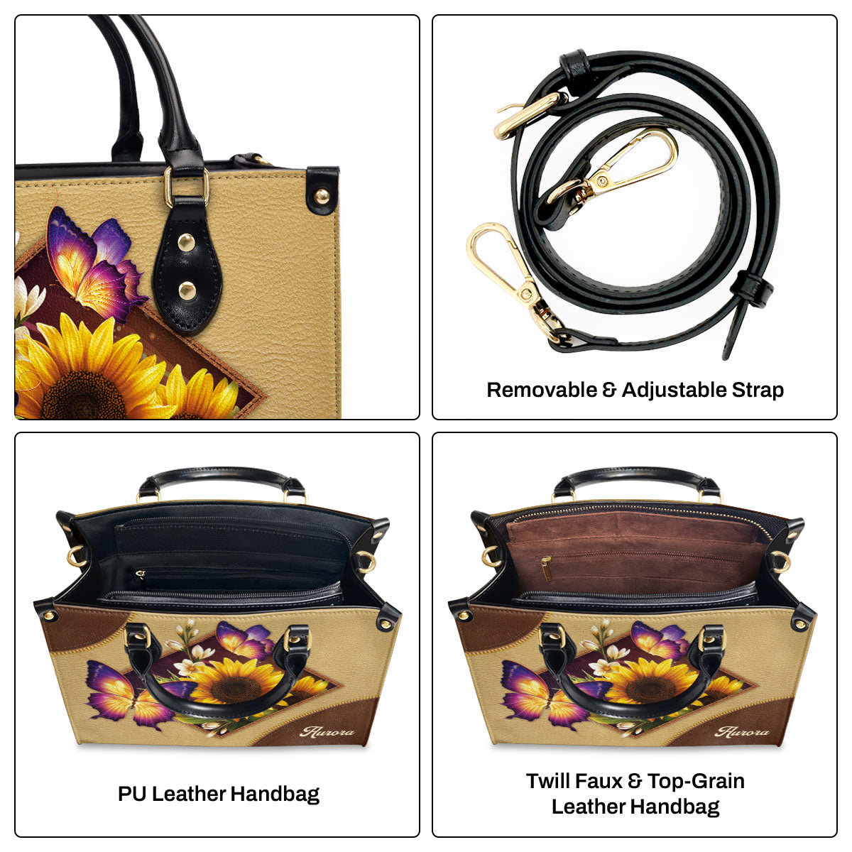 Faith-Inspired - Personalized Leather Handbag GMJSLB200086
